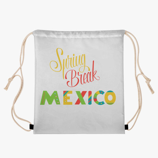 Spring Break Mexico Drawstring Backpack